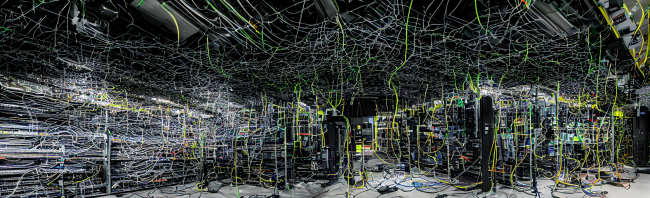 messy datacentre